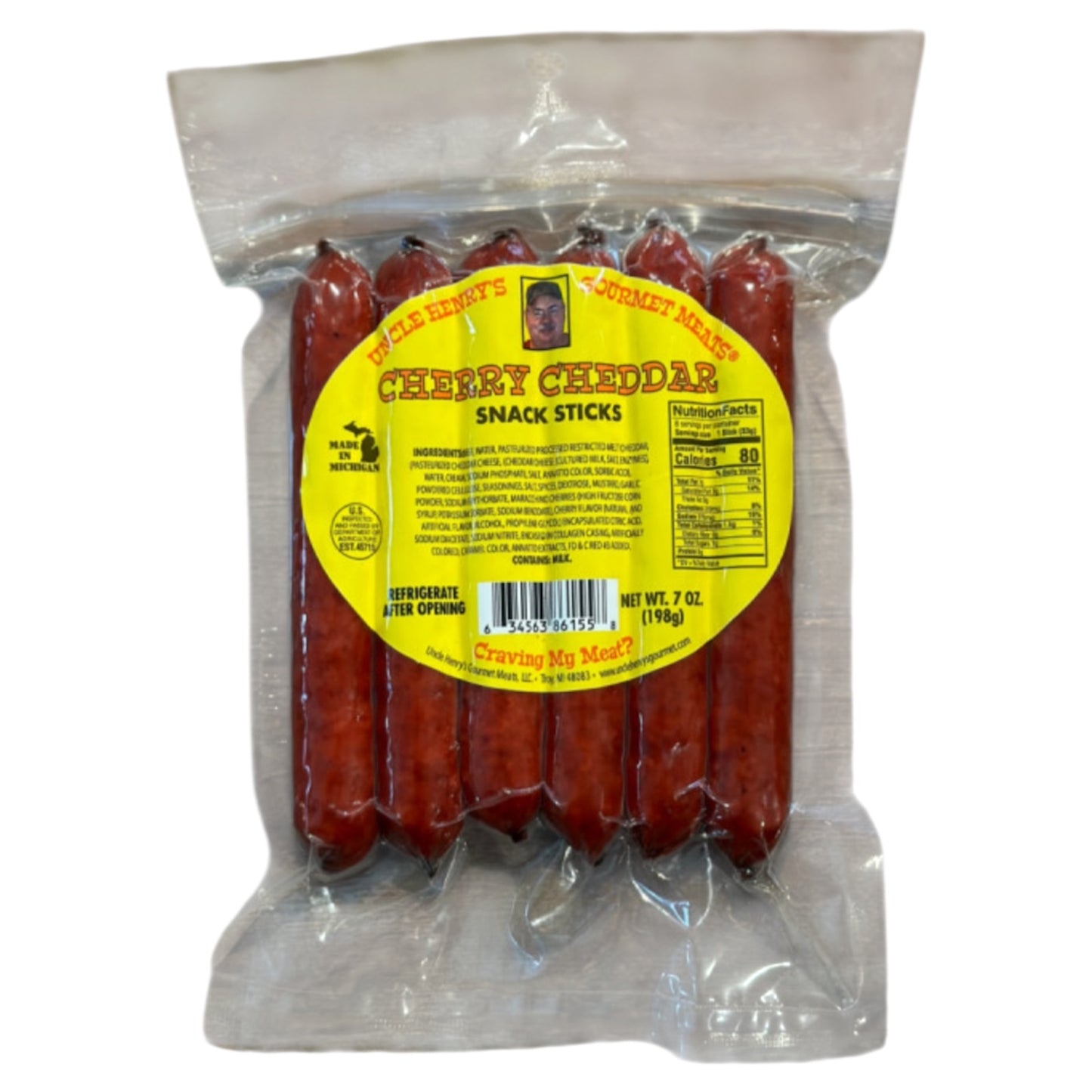 Beef Snack Sticks - 7oz Resealable Bags - Uncle Henry’s Gourmet Meats