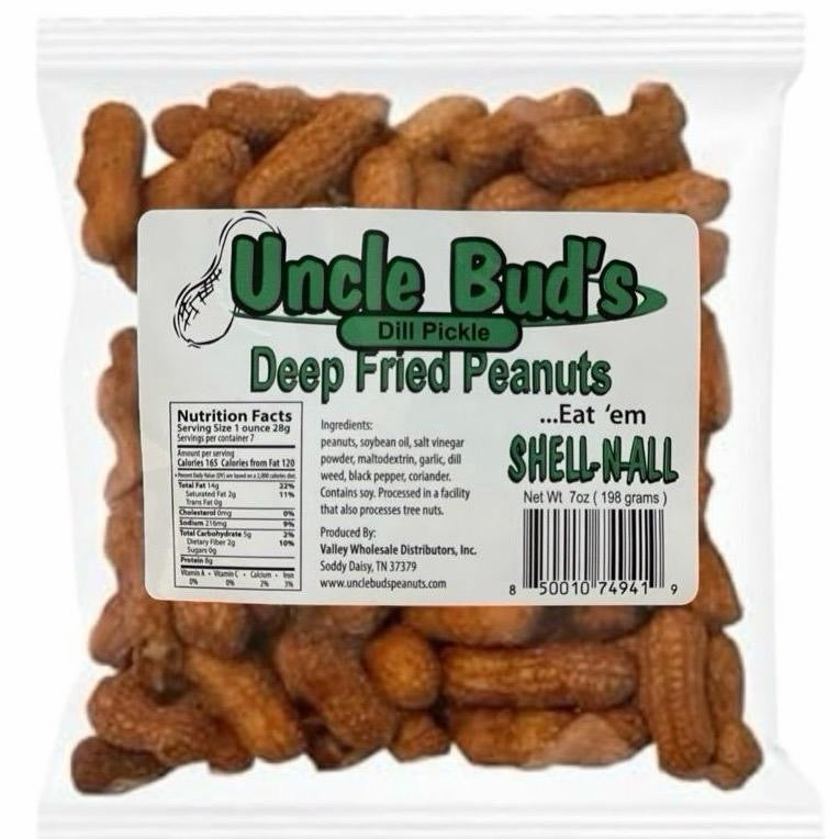 Deep Fried Peanuts - Uncle Bud's Deep Fried Peanuts Single Bags