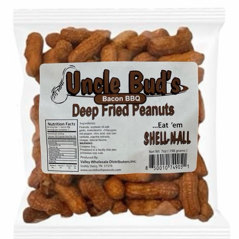 Deep Fried Peanuts - Uncle Bud's Deep Fried Peanuts Single Bags