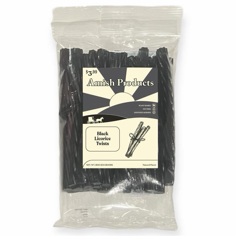 Amish Products Licorice - 7 Delicious Flavors - 16oz Bags - Single Bag