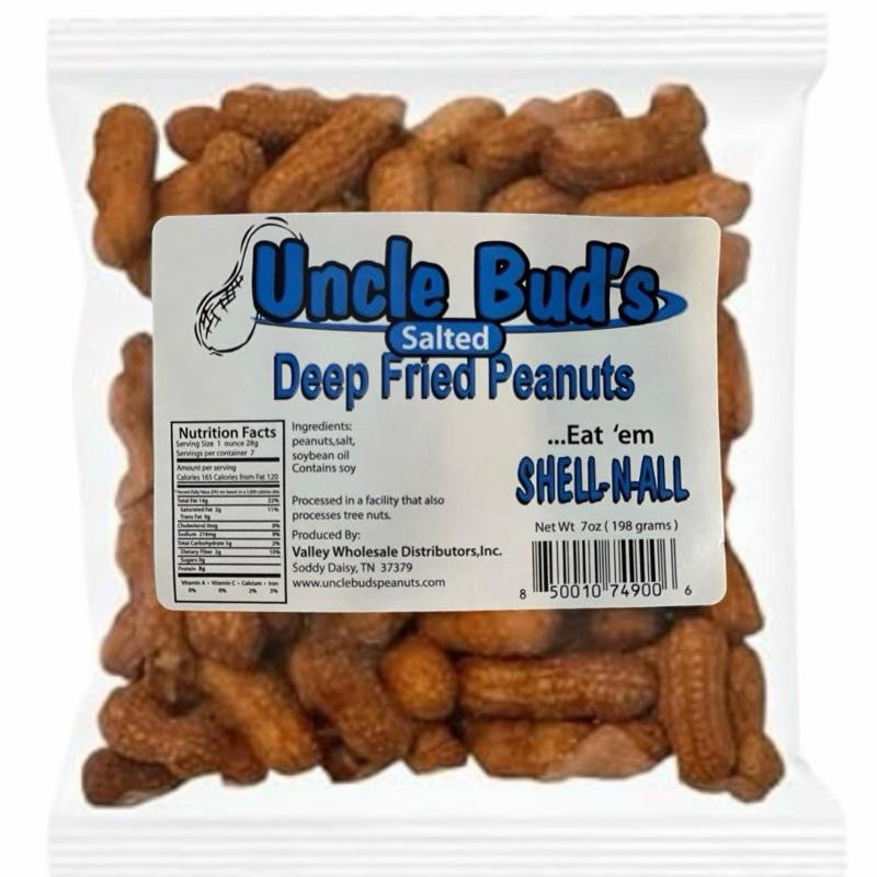 Uncle Bud's Deep Fried Peanuts - 6 Pack Sampler - Snack Protein