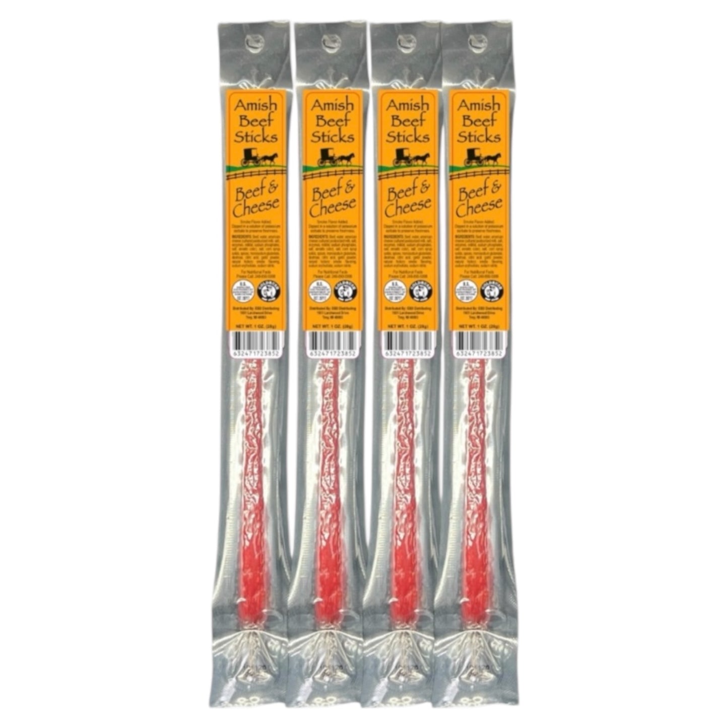 Amish Beef Sticks Individually Wrapped 4 Count