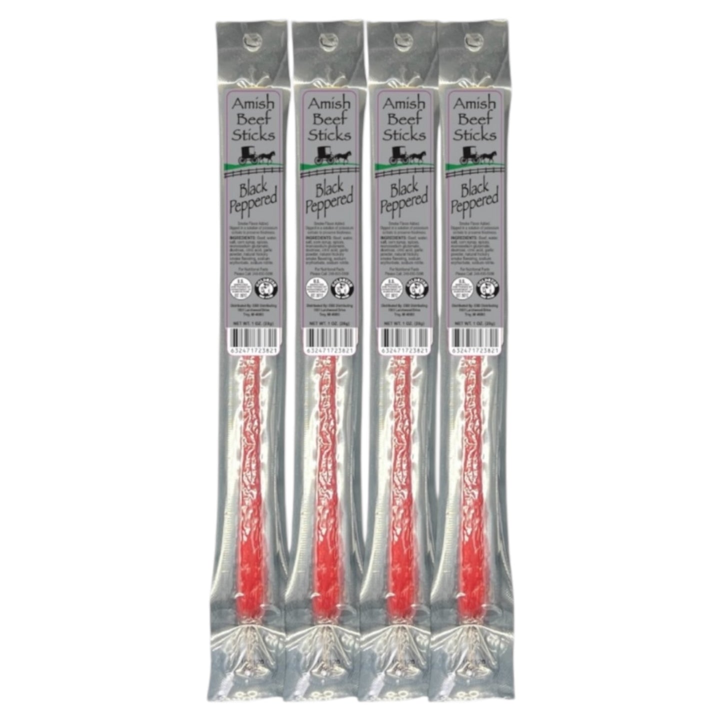 Amish Beef Sticks Individually Wrapped 4 Count