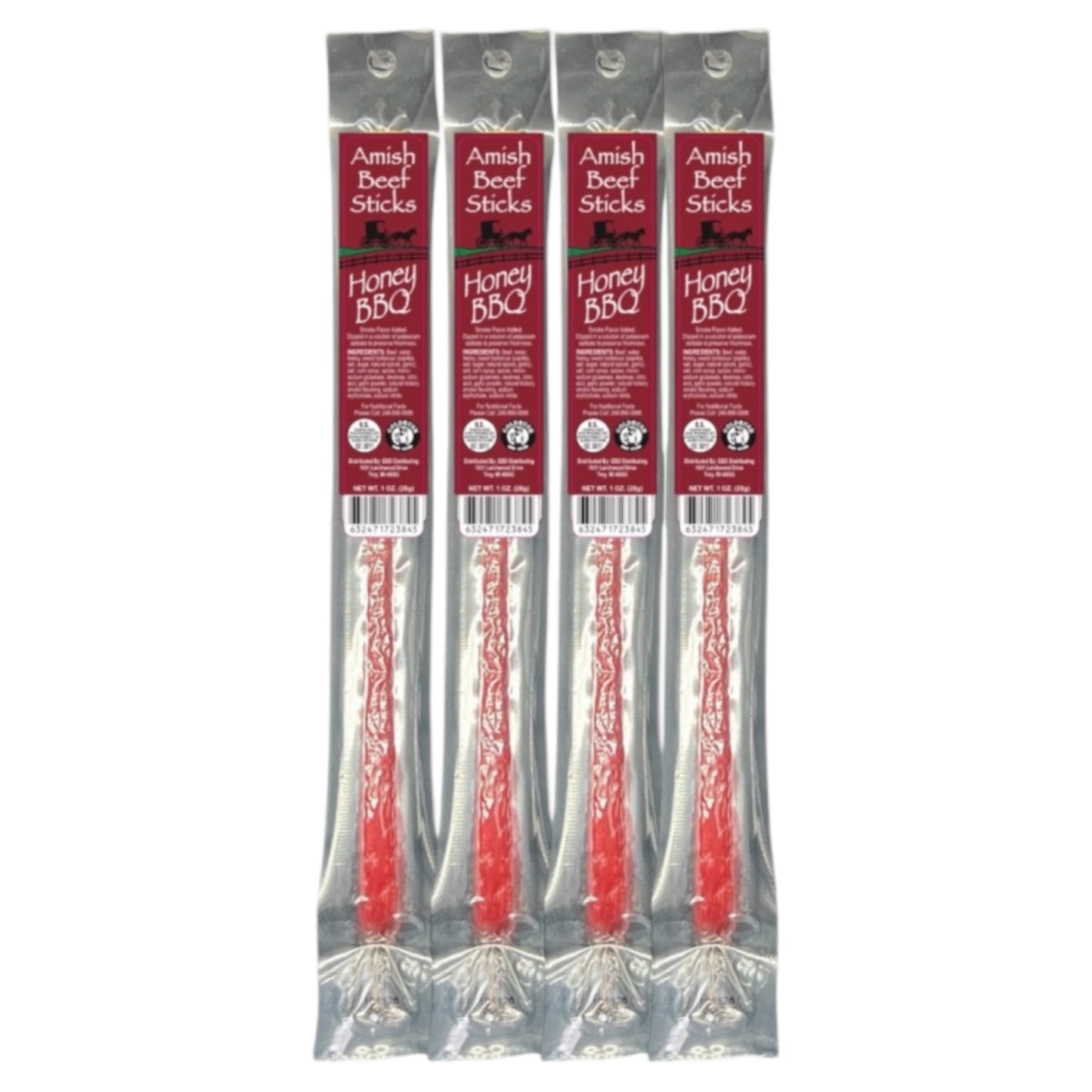 Amish Beef Sticks Individually Wrapped 4 Count