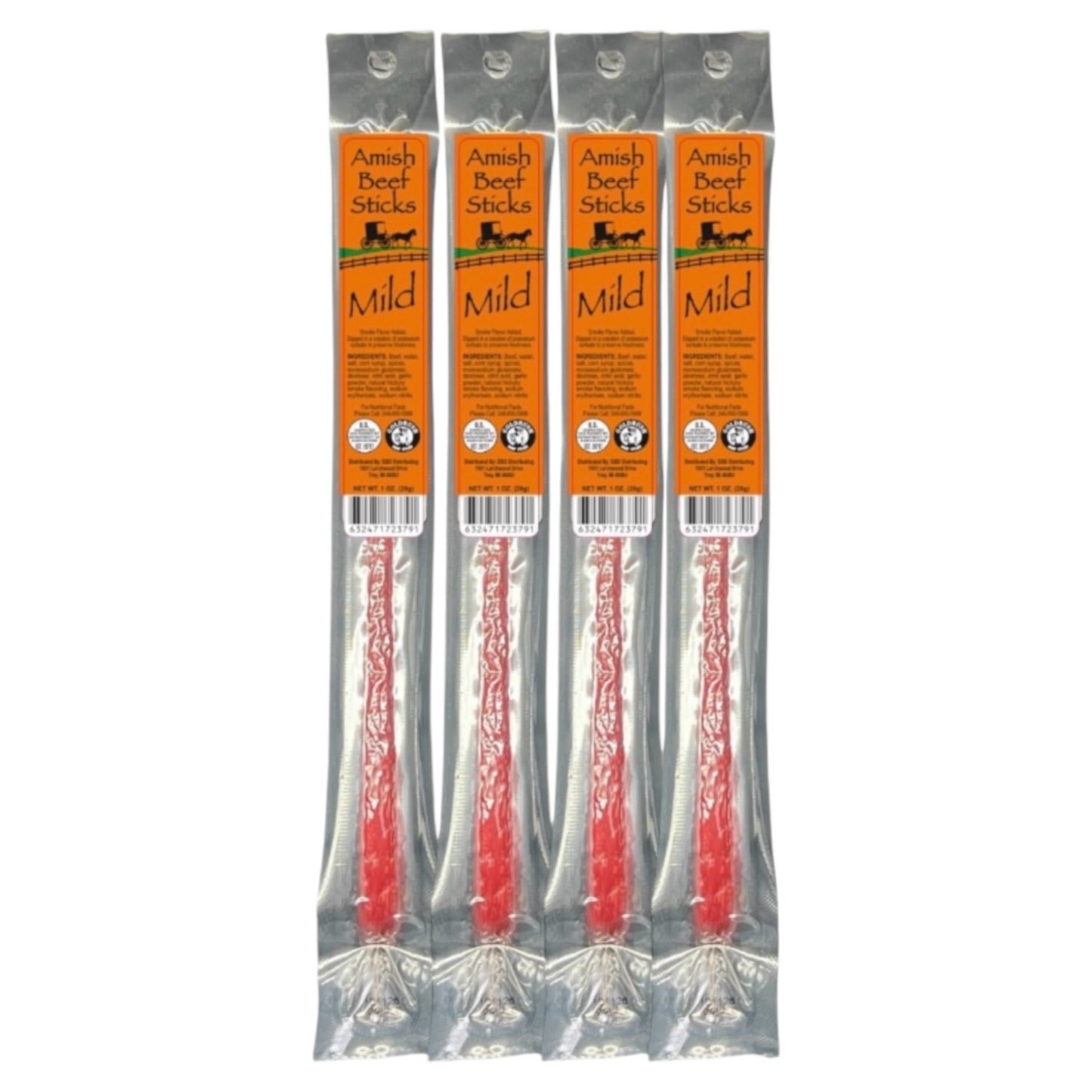 Amish Beef Sticks Individually Wrapped 4 Count