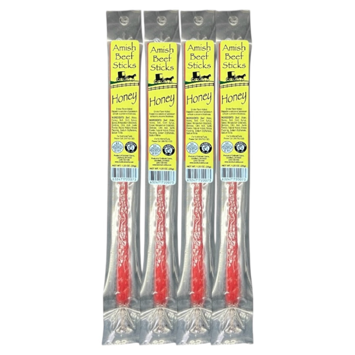 Amish Beef Sticks Individually Wrapped 4 Count