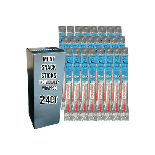 Amish Beef Sticks Individually Wrapped 24ct Box